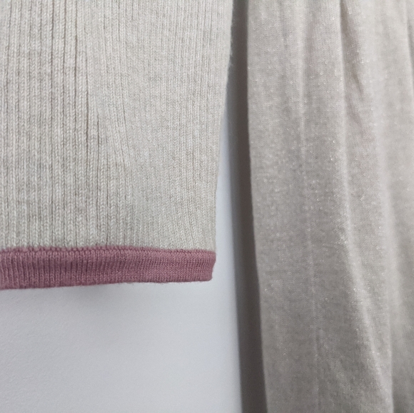 Mini Boden Knit Dress with Pink Trim Sz. 11-12 yrs - Picture 7 of 14